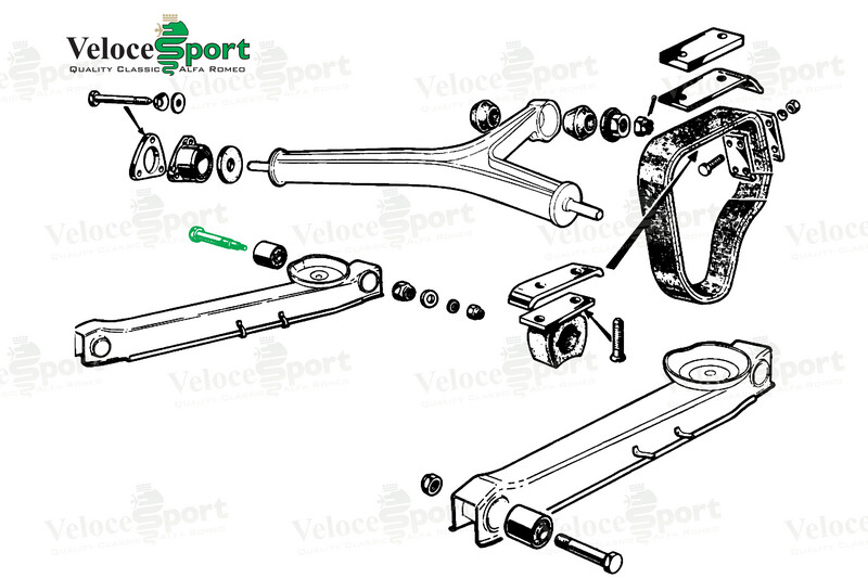 Rear Trailing Arm Rear Bolt