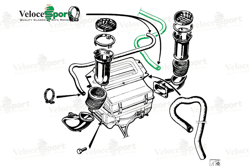 Heater Hose Straight Full Length