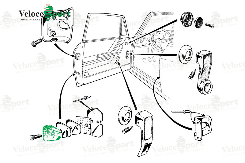 GT/GTV Plastic Door Block