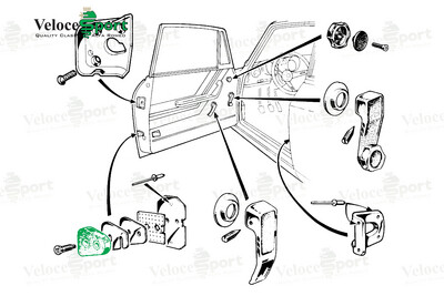 GT/GTV Plastic Door Block