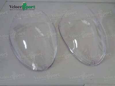 Carello Perspex Headlight Cover, Pair