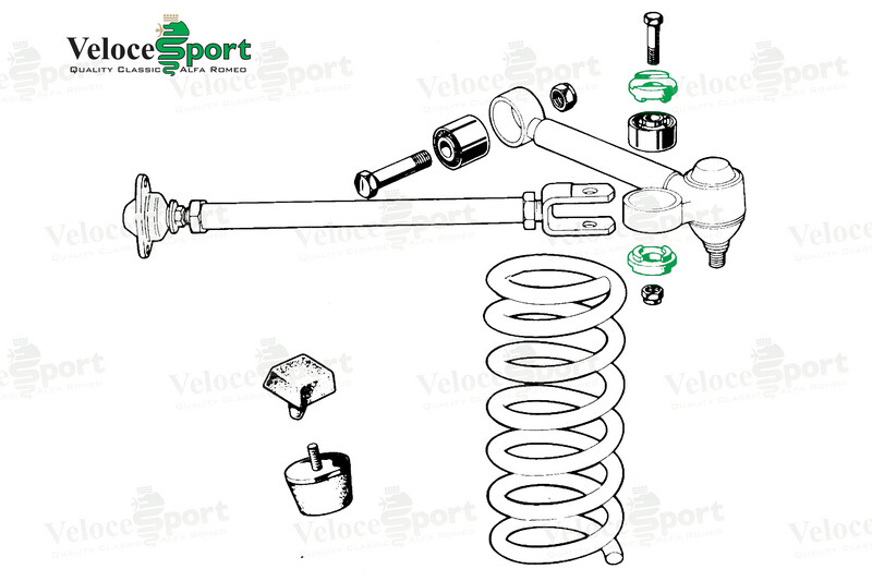 Castor Arm Bush Spacer