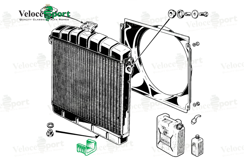 Radiator Bottom Support Rubber