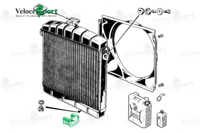 Radiator Bottom Support Rubber