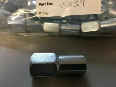GP4 Zinc Plated Sleeve Wheel Nut 12mm x 1.5mm 3/4" Sleeve 21mm Hexagonal SN39 00729
