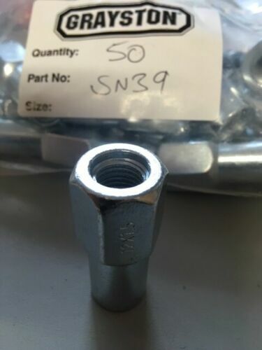 GP4 Zinc Plated Sleeve Wheel Nut 12mm x 1.5mm 3/4" Sleeve 21mm Hexagonal SN39 GP4 Zinc Plated Sleeve Wheel Nut 12mm x 1.5mm 3/4" Sleeve 21mm Hexagonal SN39