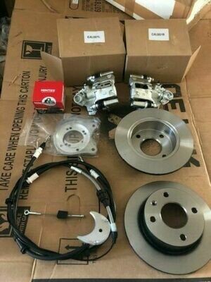 Escort MK 1 / 2 Rear Cosworth Caliper Brake Kit 13" Wheels Solid Disks Bolt on 00763