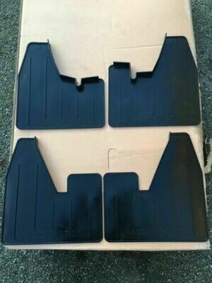 Set of Escort Mk2 Moulded Mud flaps Tarmac 4 Piece Shaped MudFlaps 00775