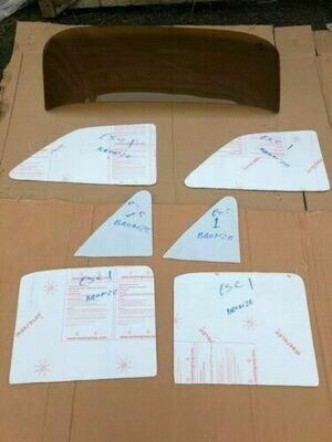 Escort Mk1 7 Piece Polycarbonate Window Kit Clear OR Bronze 00779