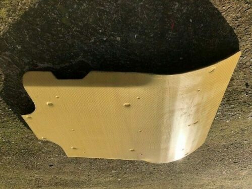 Escort MK 1 / 2 Curved Sump Guard Kevlarr Composite Plate Suit Rix Sump Guard Escort MK 1 / 2 Curved Sump Guard Kevlarr Composite Plate Suit Rix Sump Guard