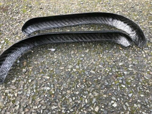 Pair Escort Mk1 Full Carbon Fibre Front Quarter Bumpers Carbonfibre Pair Escort Mk1 Full Carbon Fibre Front Quarter Bumpers Carbonfibre