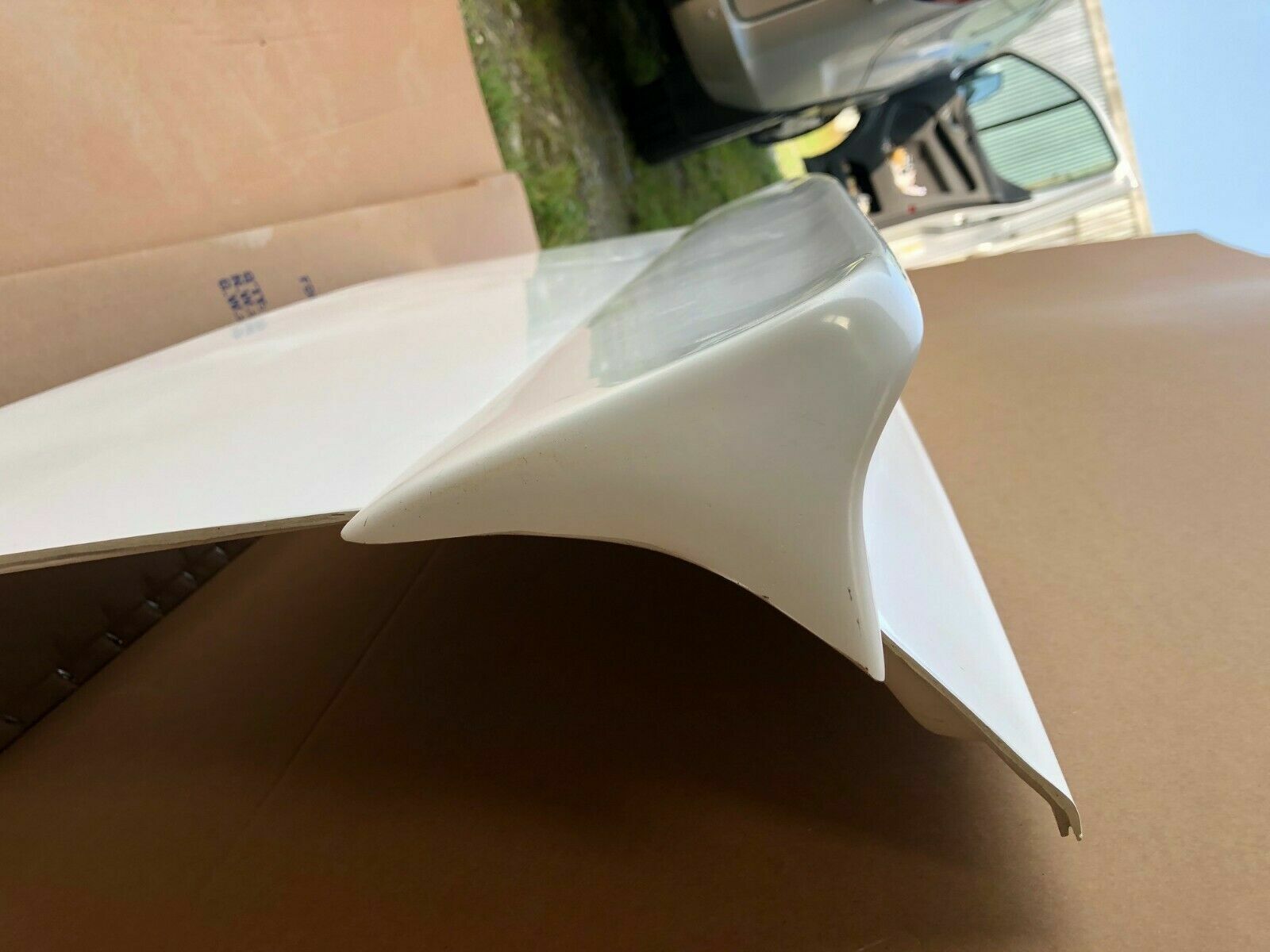 Escort Mk2 Fibreglass Boot Lid / RS Spoiler c/w Internal Frame GRP Glass Fibre Escort Mk2 Fibreglass Boot Lid / RS Spoiler c/w Internal Frame GRP Glass Fibre