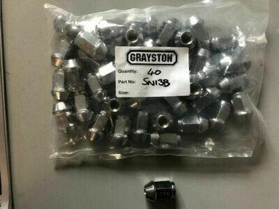 1 x Grayston Bulge Dome Wheel Nut 7/16" UNF 60 Degree Taper Chrome Plated SN13B 00829
