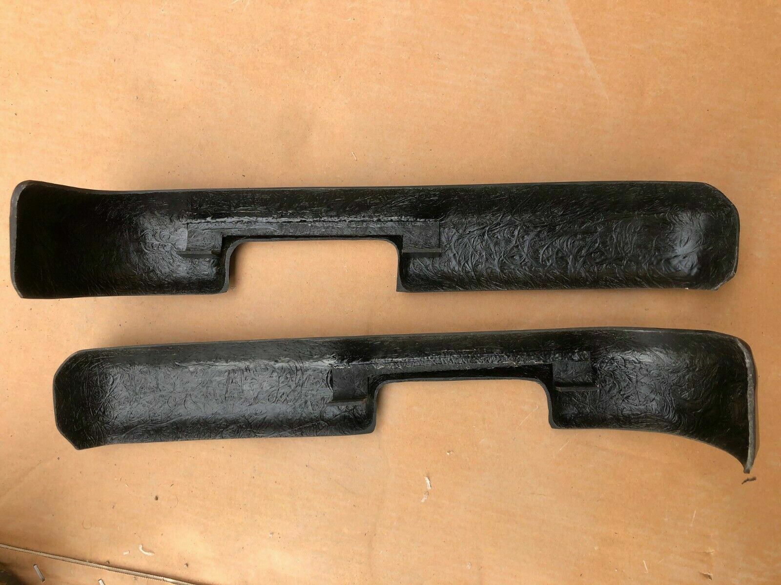 Pair Escort Mk2 Fibreglass Front Quarter Bumpers GRP Glass Fibre Bumper Pair Escort Mk2 Fibreglass Front Quarter Bumpers GRP Glass Fibre Bumper
