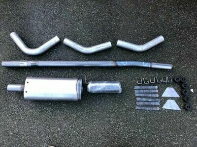 Tony Law Exhaust System Kit Twin Box Silencer Re Packable Escort MK 1/2 00873