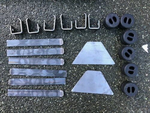 Tony Law Exhaust System Kit Twin Box Silencer Re Packable Escort MK 1/2 Tony Law Exhaust System Kit Twin Box Silencer Re Packable Escort MK 1/2