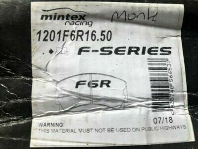 Set Mintex 1201 F6R Pads AP CP2271 Monte Carlo Calipers 00875