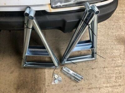 WRC Type Works Sill Stands 19mm OR 25mm Pin Removable - Stand Set x 4 Rally 00923