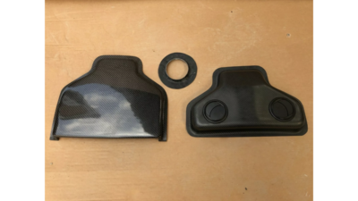 Carbon Fibre Roof Vent Kit Car Air Intake Carbonfibre Rally Race 00925