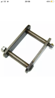 Pair Spring Shackles MK1 Escort - 50mm Leaf Springs 00937