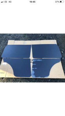 Car Set Escort MK2 ( 4 Door ) " Carbon Fibre Look " Door Cards Rally Road Race 00958