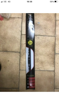 Pair of Piaa 15" 380mm Super Silicone Wiper Blades 00960