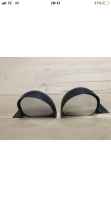 Pair Escort Mk2 WRC Type Carbon Fibre Door Mirrors 00982