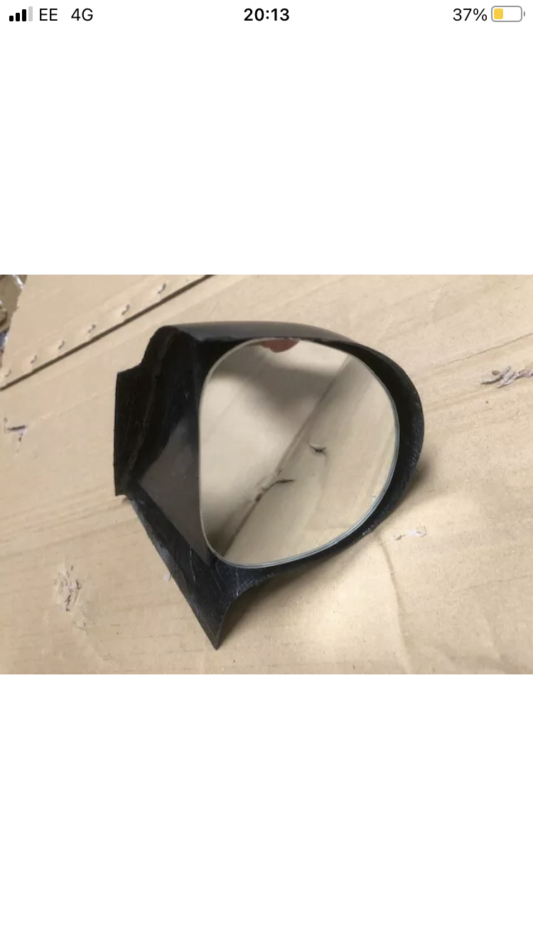 Pair Escort Mk2 WRC Type Carbon Fibre Door Mirrors Pair Escort Mk2 WRC Type Carbon Fibre Door Mirrors