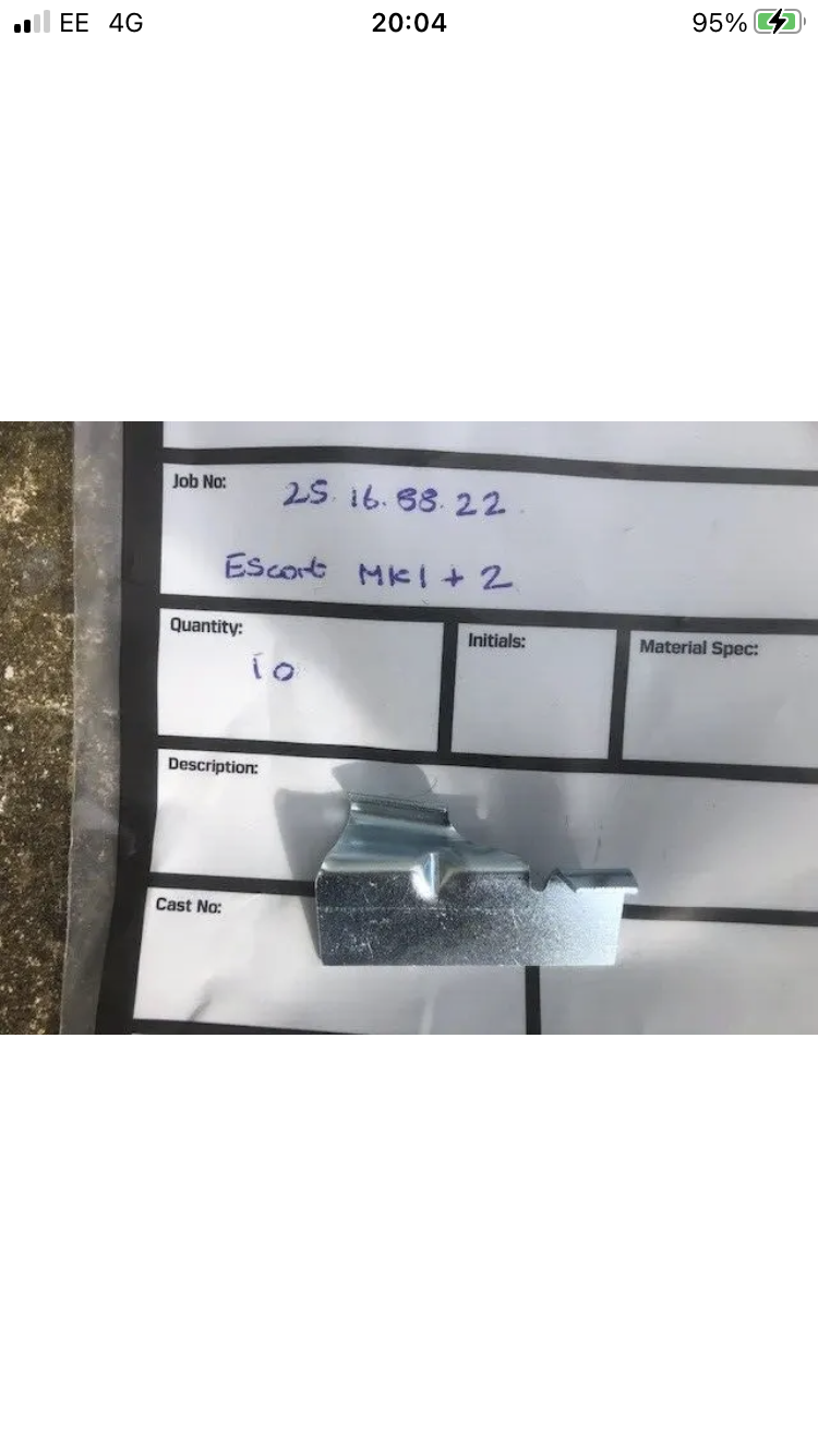 Escort MK 1 / 2 Spare Wheel Strap Bracket