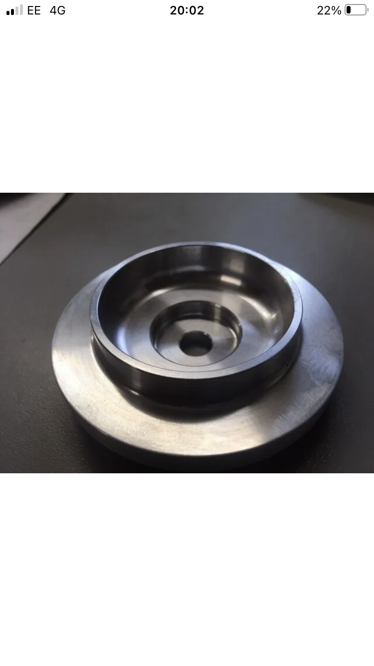 Rix Engineering 2.25 Spring Top Cap 10mm Pilot Hole Coilover Rix Engineering 2.25 Spring Top Cap 10mm Pilot Hole Coilover