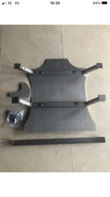 Rix Engineering Works Spec GP4 6mm Chassis Mounted Sump Guard Sumpguard Escort 01111