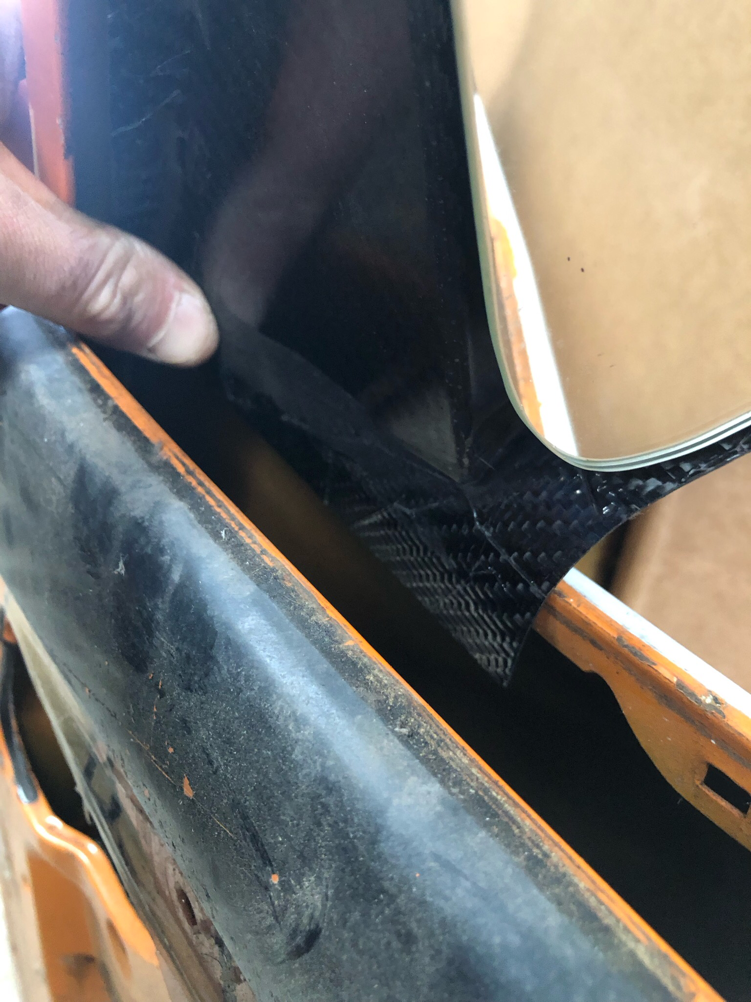 Pair Escort Mk2 WRC Type Carbon Fibre Door Mirrors