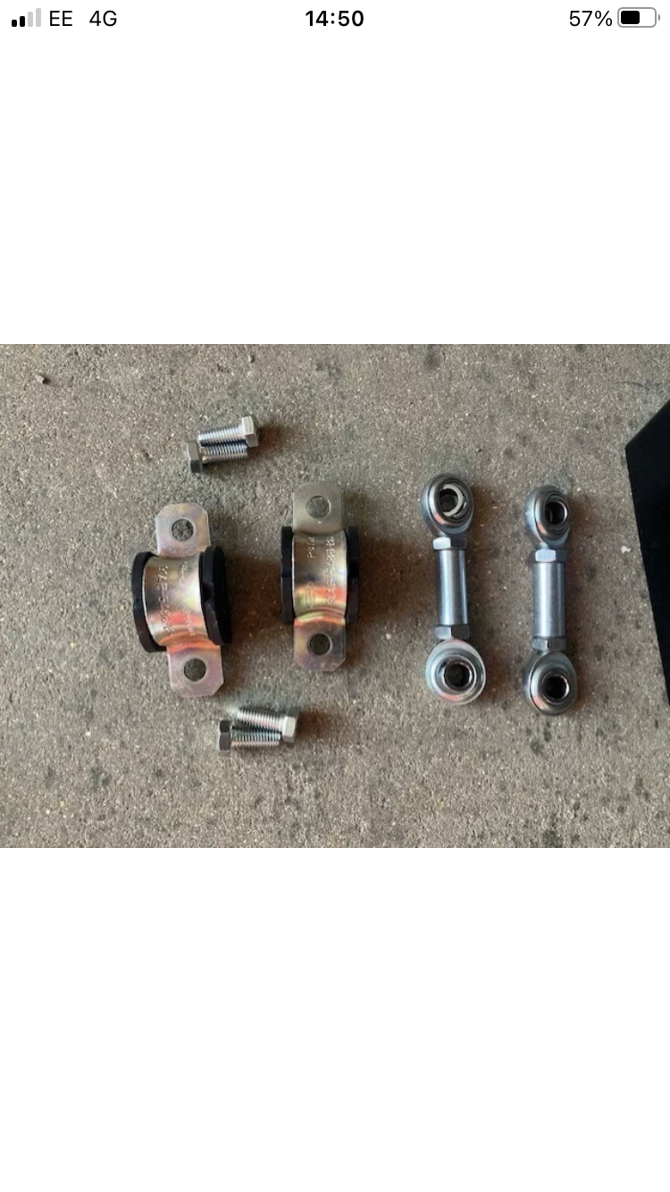 Escort MK 1 / 2 Rix Front Anti Roll Bar Kit to Suit Compression Struts Escort MK 1 / 2 Rix Front Anti Roll Bar Kit to Suit Compression Struts
