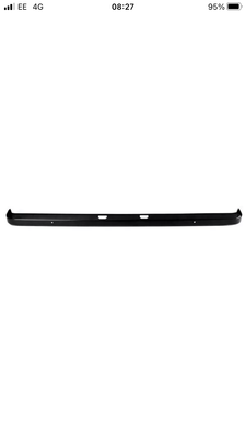 Ford Escort Mk2 Black Rear Bumper - 2 Number Light Hole 01165