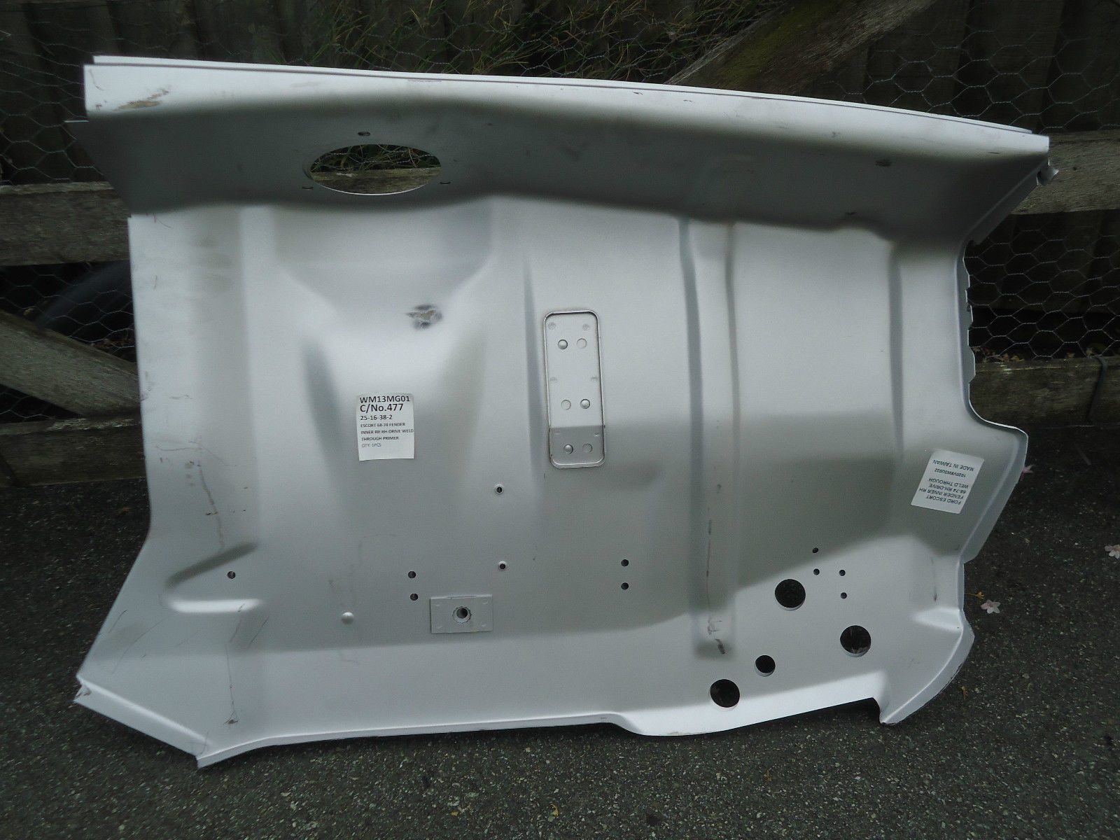1 x ESCORT MK1 1968-75 Inner Wing Skin O/S + N/S Available 1 x ESCORT MK1 1968-75 Inner Wing Skin O/S + N/S Available