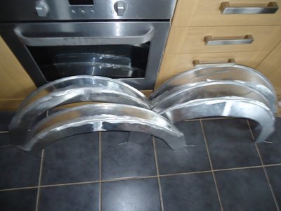 Set GP4 Escort MK2 Alloy Forest Arches Rally 00089