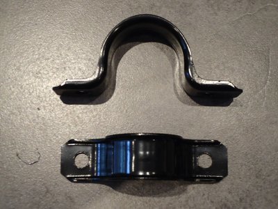 New Pr Steel Escort Mk 1 / 2 Steering Rack Clamps Rally Race 00129