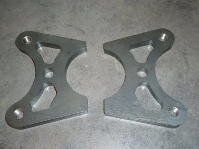 Pair Rix 2382 / 2383 Weld on Caliper Brackets 00218