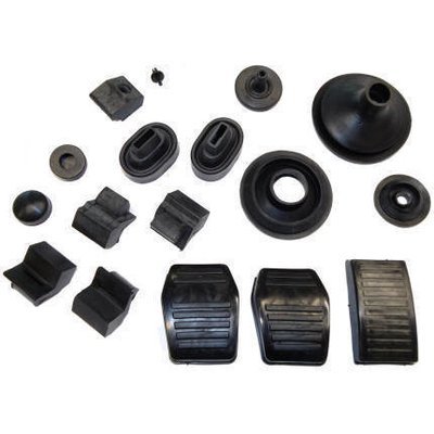 Escort MK2 Full Rubber Kit inc Pedal Rubbers RS2000, Mexico, RS1800, Sport Rally 00336