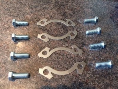 2 Brake Disk Bolts / Hub Locking Tabs Ford Escort MK 1/ 2 Capri RS 00338