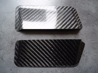 Pair Carbon Rear Lamp Protectors Escort MK2 Rally Race 00354