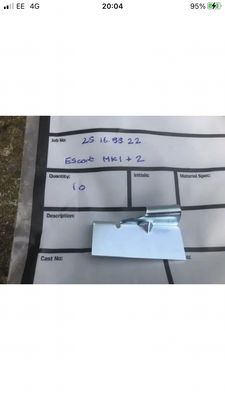 Escort MK 1 / 2 Spare Wheel Strap Bracket 01046