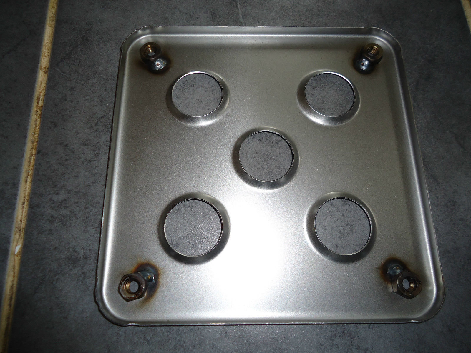 Steel Fabricated Dry Sump Oil Tank Base Mount Weld In Plate Rally Race