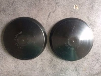 Pair of Roller Bearing Top Mount Plastic Dust Covers 00563