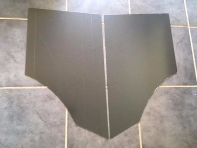 Pr Escort MK2 Rear ( 2 Door ) " Carbon Fibre Look " Door Cards Rally Race Road 00633