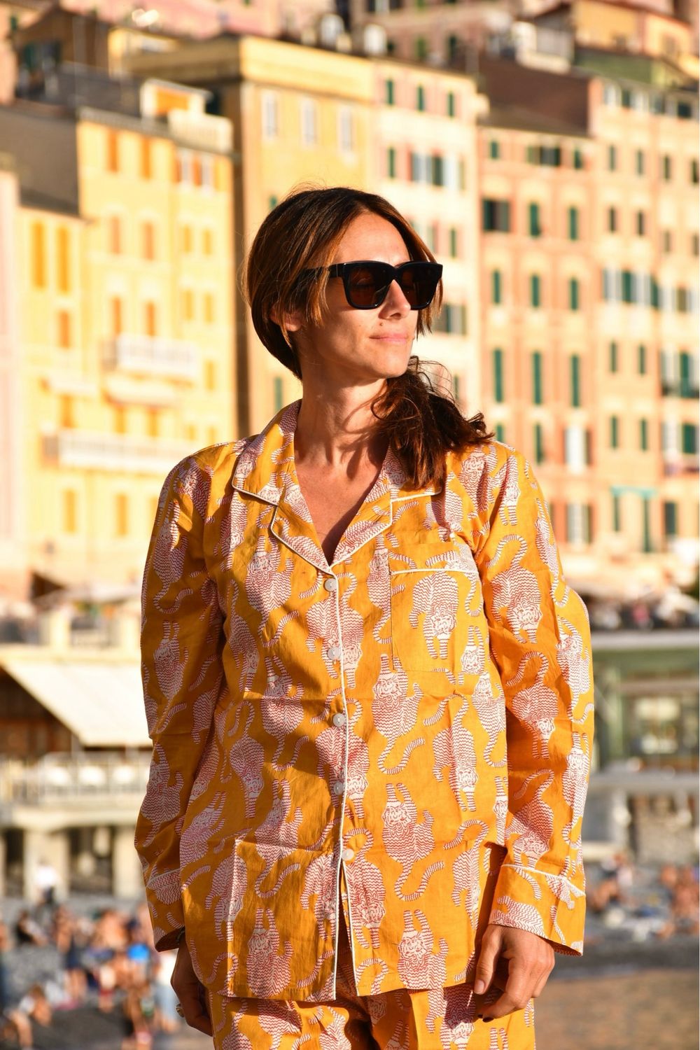 Pigiama tigri sabbia