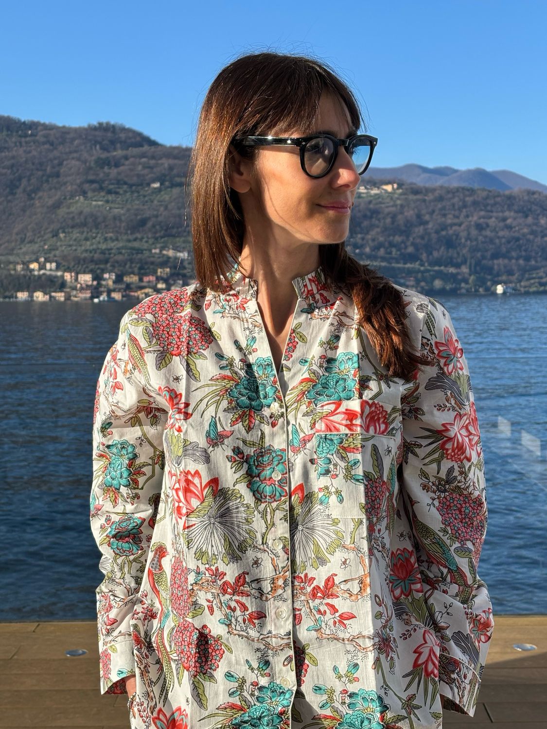 Pigiama bianco pappagallo N