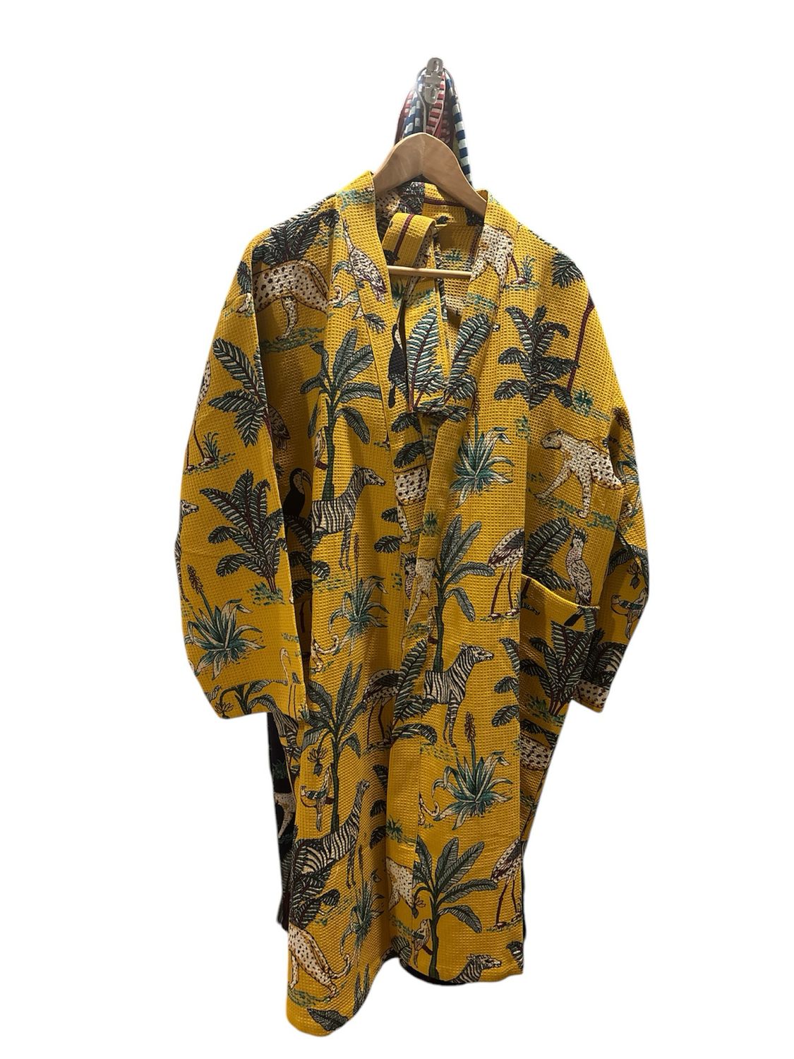 accappatoio giallo