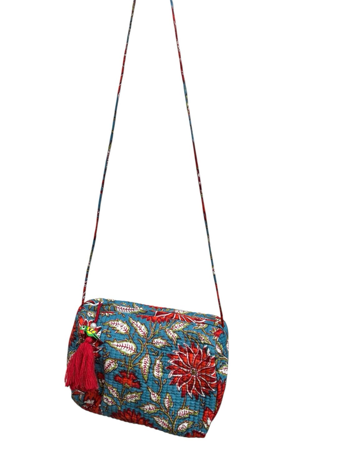 Borsettina in cotone con tracolla