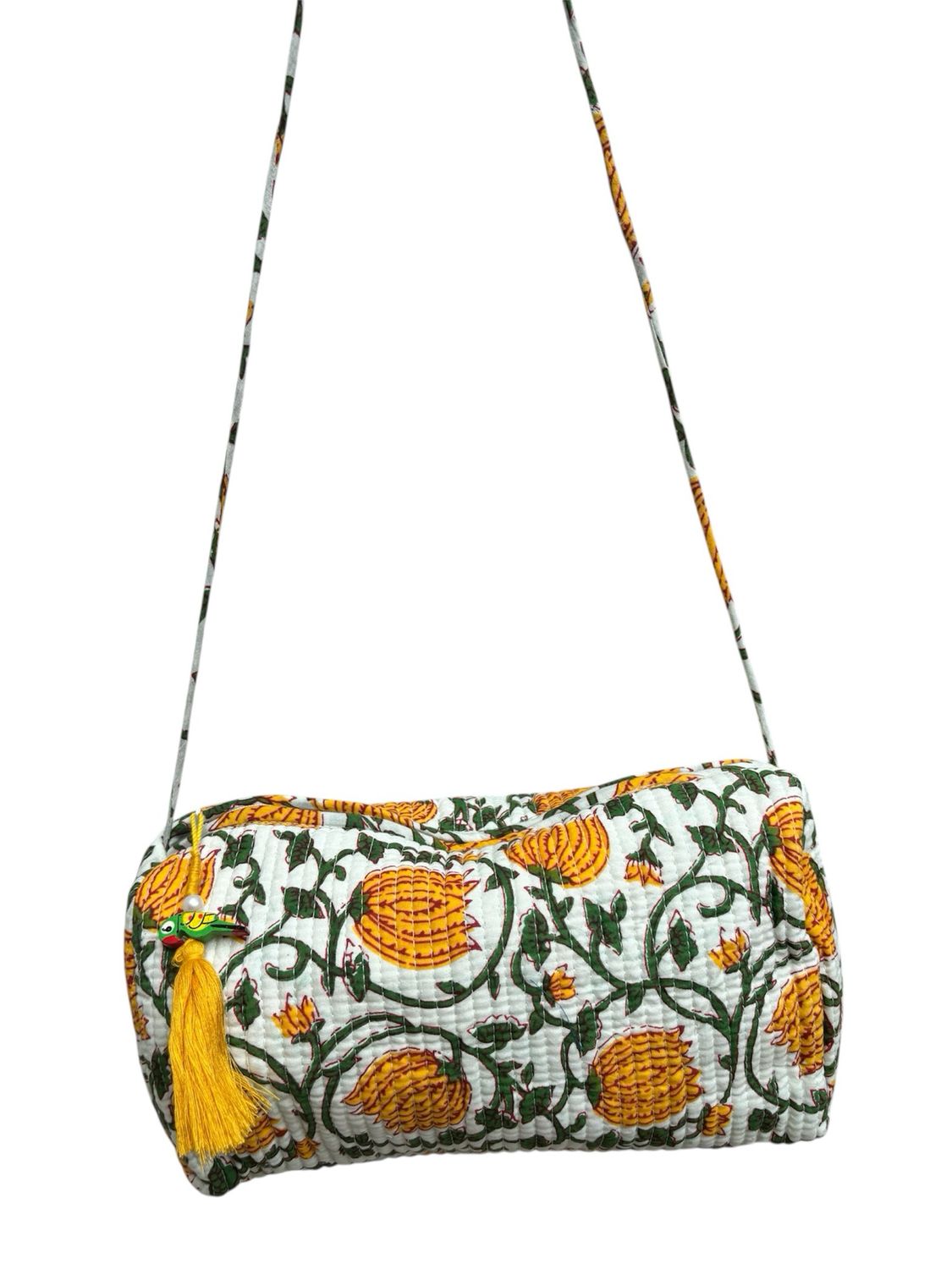 Borsa in cotone con tracolla